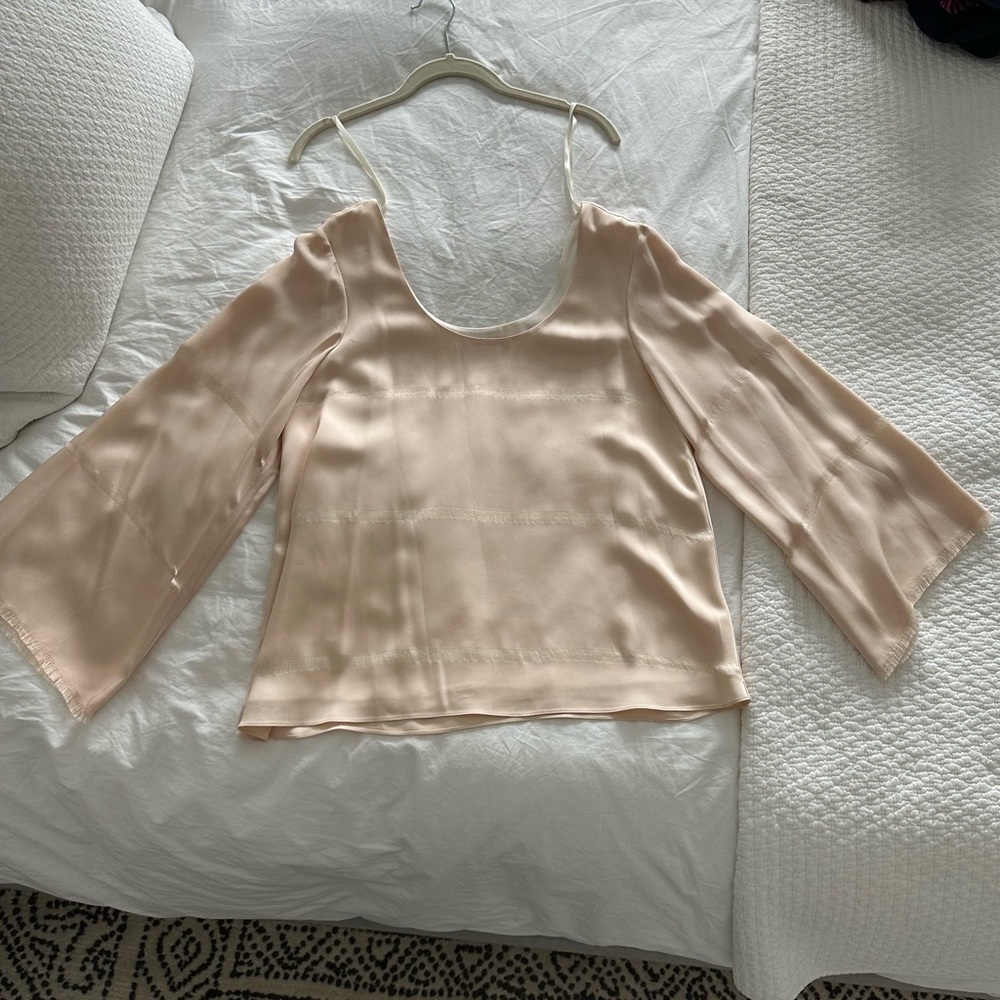 Elegant Cream Women's Top